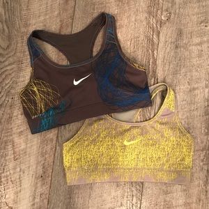 2 Nike sports bras